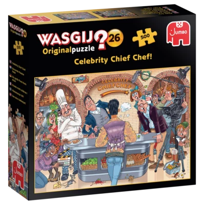 Jumbo Spiele 1119800043 Wasgij Original 26 Die große Promi-Kochshow! 500 ...
