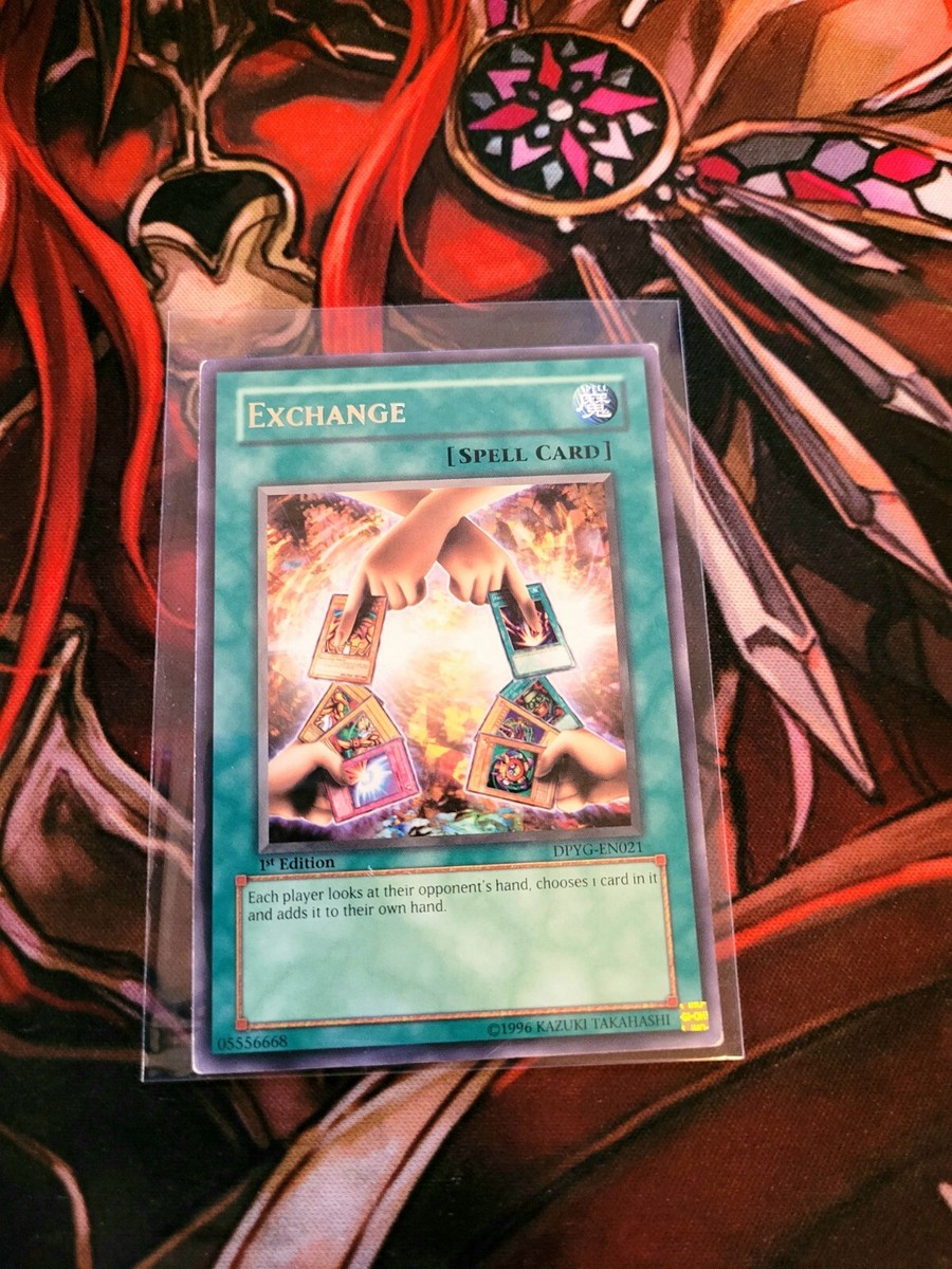 YUGIOH TCG EXCHANGE DPYG-EN021 RARE 1ST EDITION LP