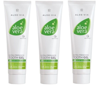 3x LR Aloe Vera Schützende Zahnpasta Zahn Gel Extra Frisch 20690-201