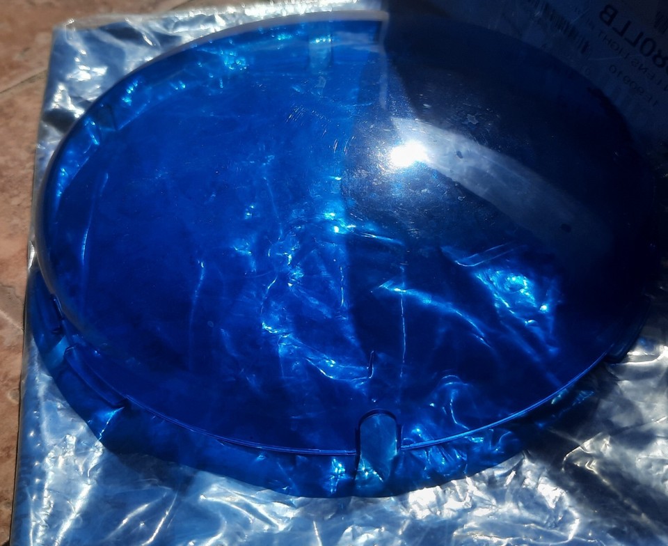 Hayward Pools Genuine Parts 7 Inch Clear Dark Blue Pool Light Cover