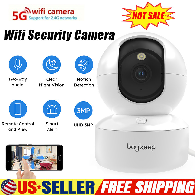 Baby Pet Monitor Smart Wifi Night Vision Wired 2k Cam Us