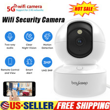 Security Camera System Baby Pet Monitor Smart WiFi Night Vision Wired 2K Cam US
