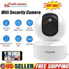 Security Camera System Baby Pet Monitor Smart WiFi Night Vision Wired 2K Cam US