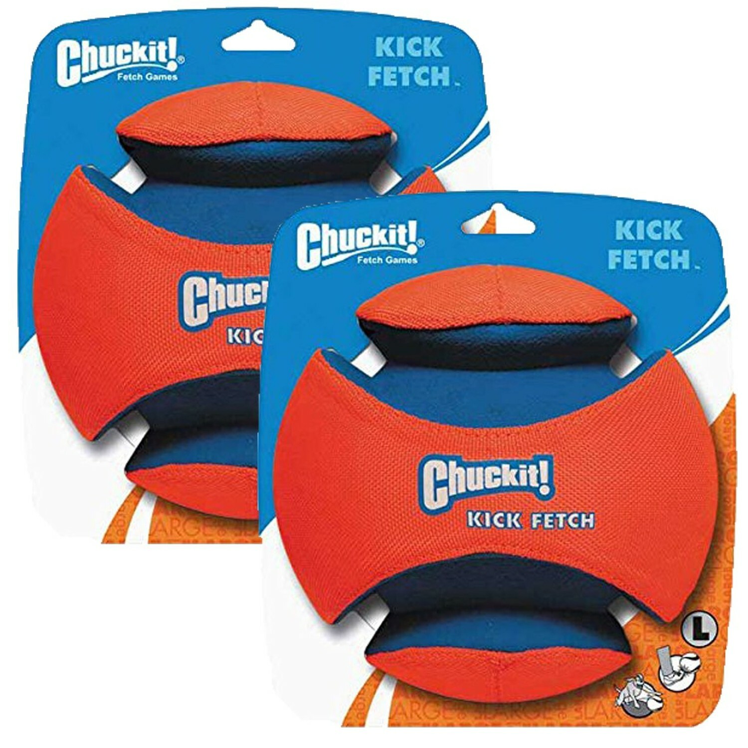 chuckit kick fetch toy ball large