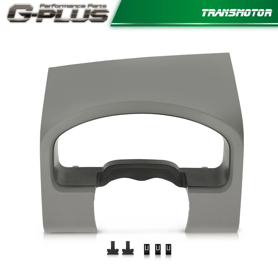Fit For 04-08 Ford F150 Instrument Cluster Speedometer Dash Bezel Trim Gray - Image 2 of 4