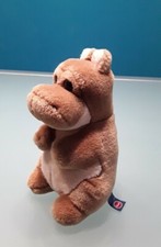 "TRUDI" peluche Ippopotamo, colore marrone e pesca, altezza 16 cm.