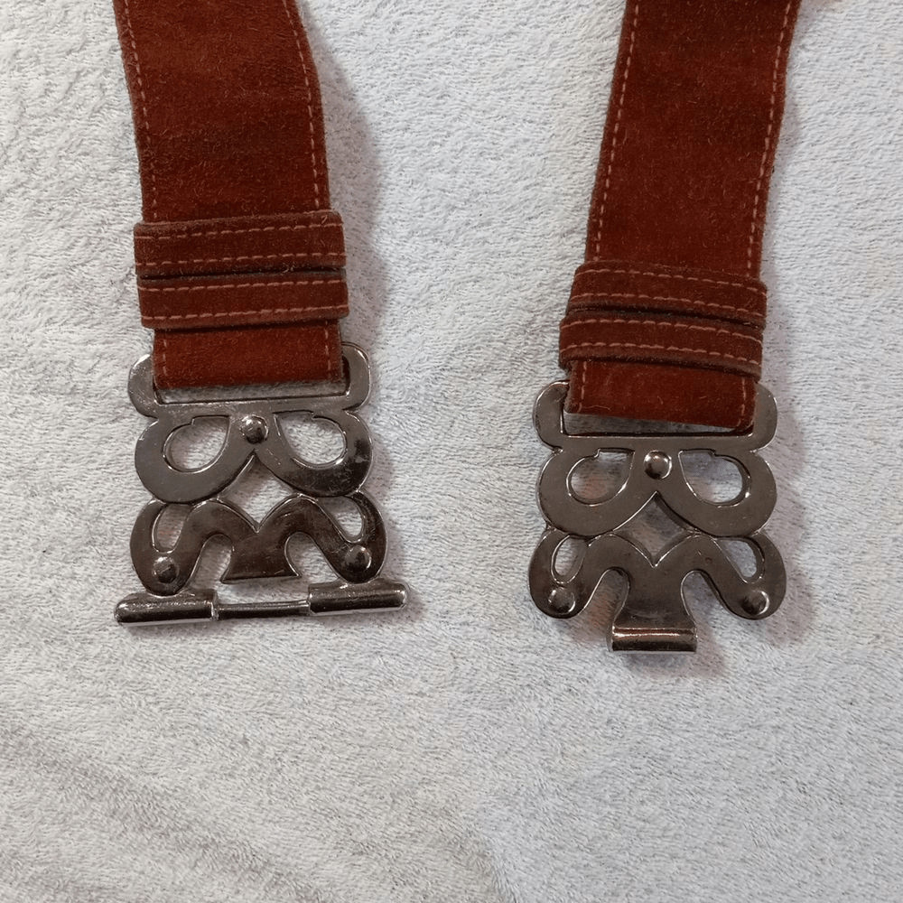 Genuine Leather Handmade Solid Connected Buckle B… - image 4