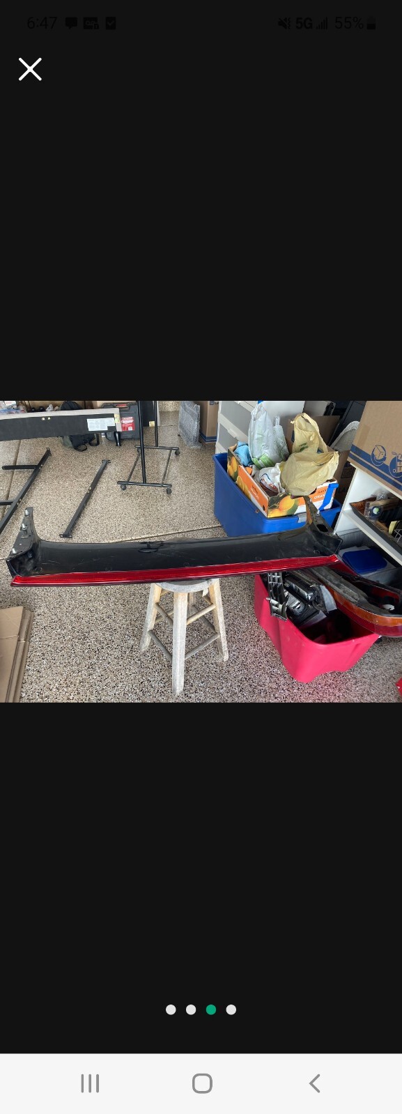 OEM 1991 - 2005 Acura NSX Rear Trunk Spoiler Wing