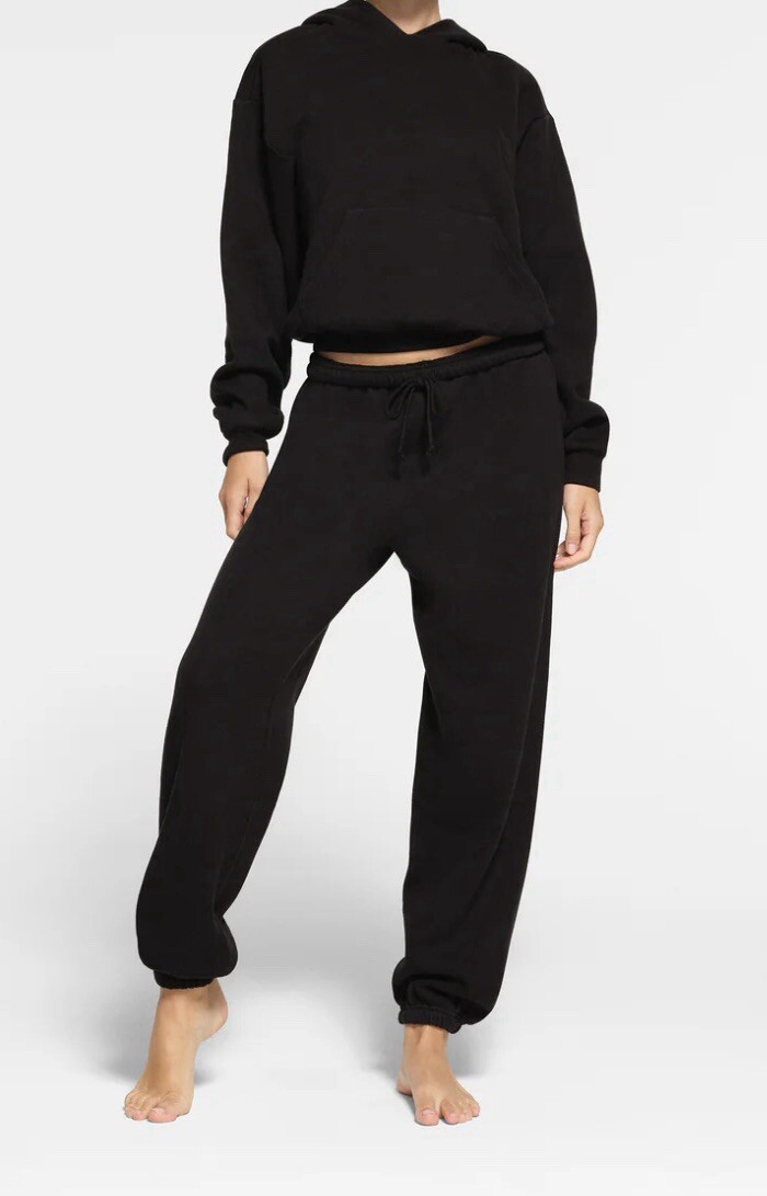 SKIMS Cotton Classic Hoodie &Cotton Fleece Joggers Set READ THE