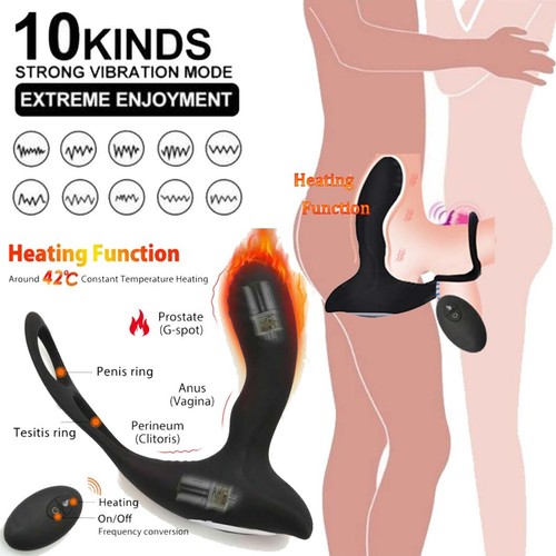 10-Speed-Male-Prostate-sex-Massager-Dildo-Anal-Vibrator-Butt-Plug-Cock-new-Toys eBay photo picture