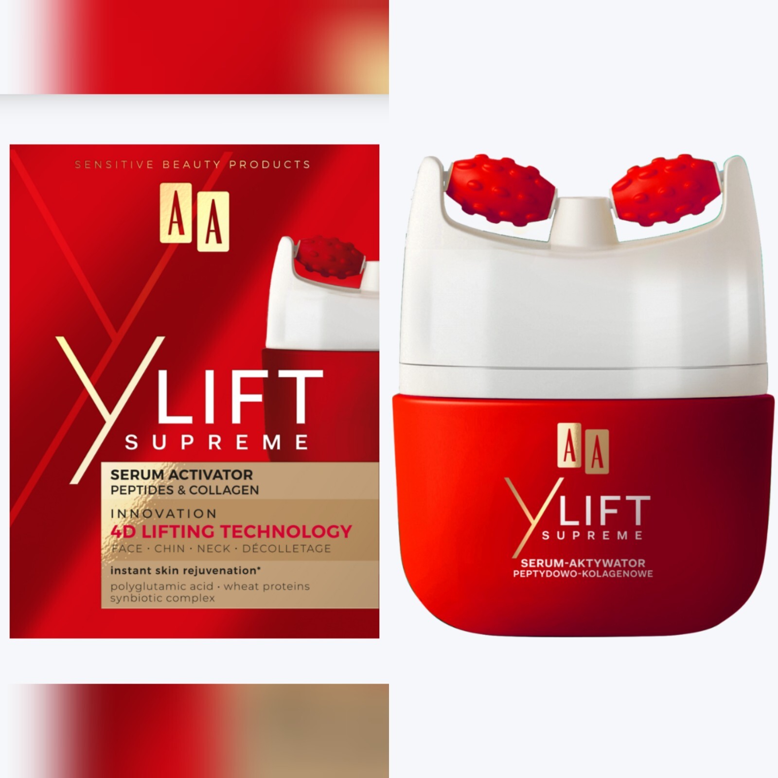 AA Y Lift Supreme Serum Activator4D Lifting Technology Instant Skin Rejuvenation