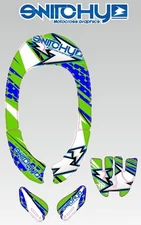 INSTINCT "B" NECK BRACE ALPINESTARS FIRST MODEL GRAPHIC STICKER KIT