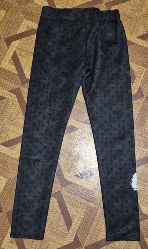 Disney Minnie Mouse Girl’s Size XL (14/16) Black Leggings - Picture 2 of 3