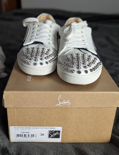 Christian Louboutin Elastikid Spikes Trainers - Picture 1 of 7