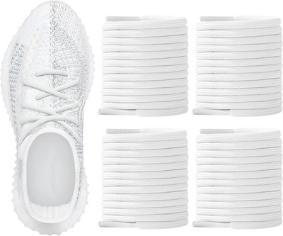 2 Paar Dicke Runde Schnürsenkel für Yeezy Boost 350 Sneakers, 7/32''(5.5mm) Shoe 