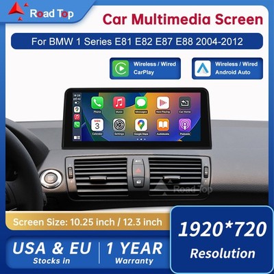Für BMW 1 Serie E81 E82 E87 E88 04-12 CarPlay GPS Mirror Linux Touch Screen /