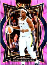 2025 Panini Select WNBA #39 Myisha Hines-Allen Pink Shimmer