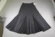 Vintage Western Skirt Womens Small Black Lace Cowgirl Rodeo Square Dance Ranch