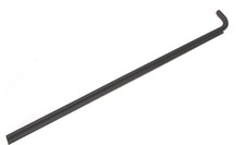 Linke äußere Fensterschachtleiste VW Golf I 2 Türer schwarz flockiert EP091495