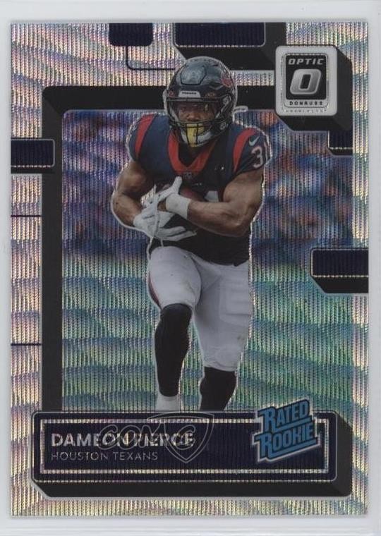 2022 Panini Donruss Optic Rated Wave Prizm /300 Dameon Pierce #240 Rookie RC