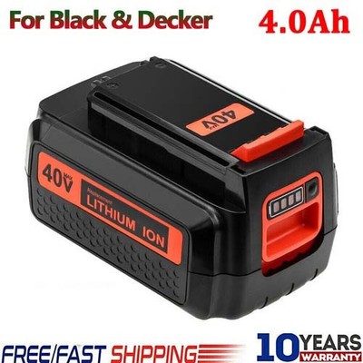 2X 40V MAX Lithium-ion Battery for Black and Decker 40 Volt 4.0Ah LBXR36 LSW36