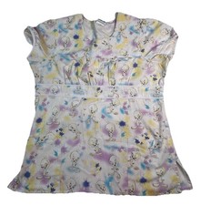 Vintage Looney Tunes Tweety Bird Scrubs Womens Size Medium