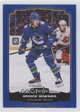 2022-23 O-Pee-Chee Blue Border Brock Boeser #108 10el
