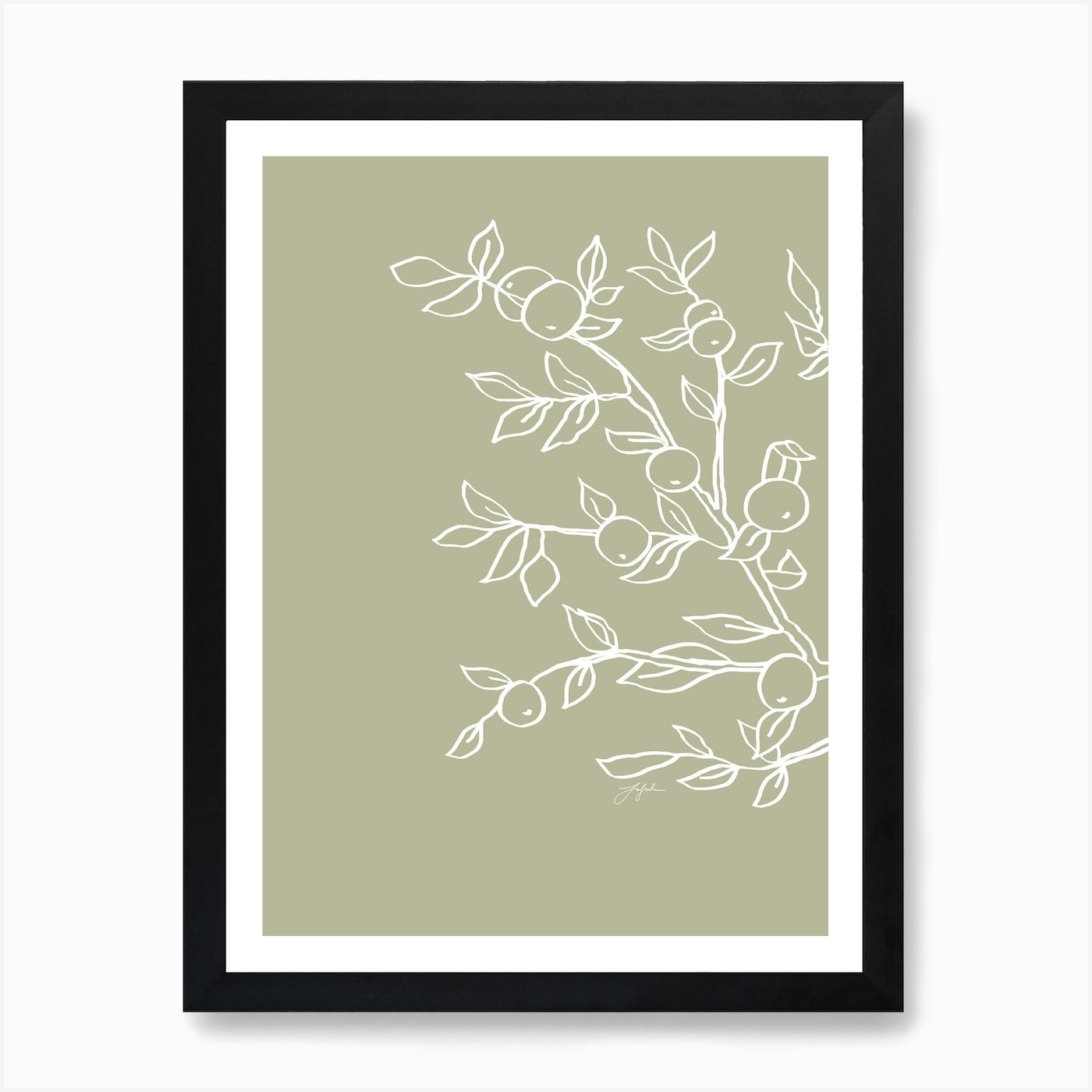 Apple Tree 02 Art Print Framed Wall Art Poster Canvas Print Picture