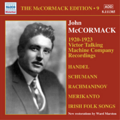 John McCormack John McCormack: Handel/Schumann/Rachmaninov/Merikanto/... (CD)