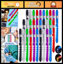 30 Pcs LED Penlight for Nurses - Reusable Torch with Pupil Gauge Clip - Medica