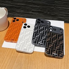 iPhone 17 Pro 17 Pro Max Glass Cover brand Pattern design shockproof phone case