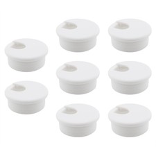 HJGarden 8pcs 1-3/4 inch Desk Wire Cord Cable Grommets Hole Cover for Office...