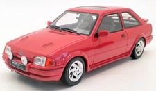 Otto 1/18 Scale Model Car OT826 - 1990 Ford Escort Mk4 RS Turbo - Red
