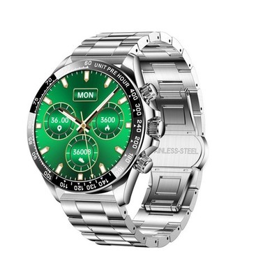 Men Smart Watch 1.43'' AMOLED Screen Bluetooth Call Stainless Steel Luxury Sport