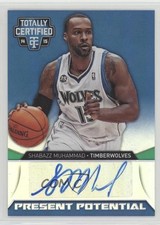 2014-15 Panini Totally Certified Mirror /25 Shabazz Muhammad #PPS-SM Auto 2w8