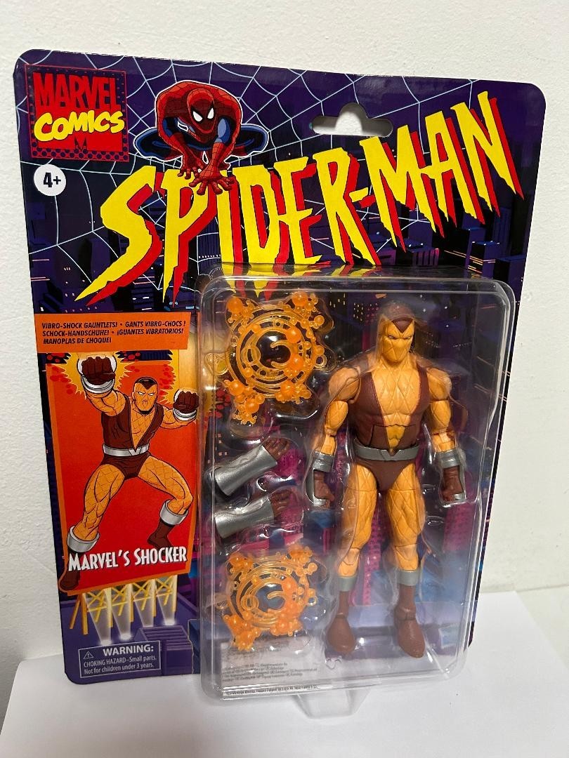 MARVEL LEGENDS ショッカー Marvel Legends Series Retro Spider-Man, Marvel's Shocker Action