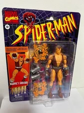 Hasbro Marvel Legends Retro Spider-Man 6” Action Figure Shocker Animated Series
