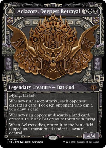 MTG English Aclazotz, Deepest Betrayal (Showcase) NM Foil