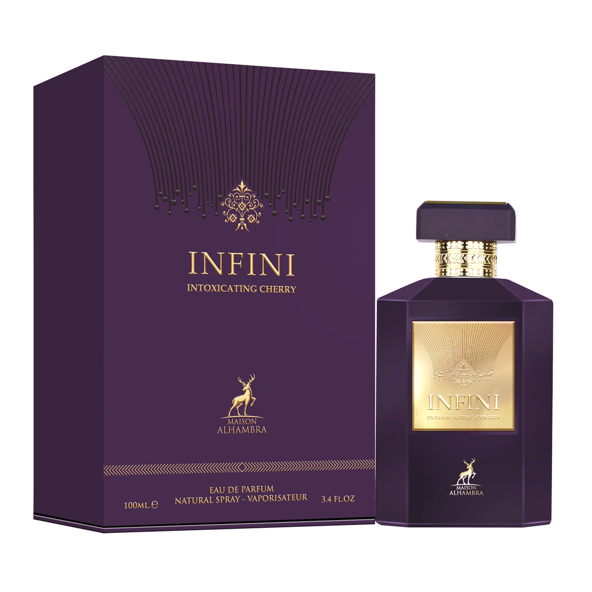Maison Alhambra Infini Intoxicating Cherry EDP Spray Everyone, 2.7
