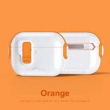 For Airpods Pro 3 2025 Airpods 4 Lock Stand Shockproof Case w/ Keychain Lanyard