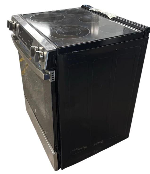 GE 30 pulgadas 5 Quemadores Elemento Deslizable Cocina Eléctrica Modo Crujiente, Acero Inoxidable Foto 4 de 4