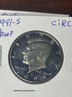 1991 S Proof circulated Kennedy Half Dollars ka