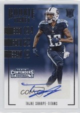 2016 Panini Contenders Rookie Ticket Tajae Sharpe #138 Auto 3c4