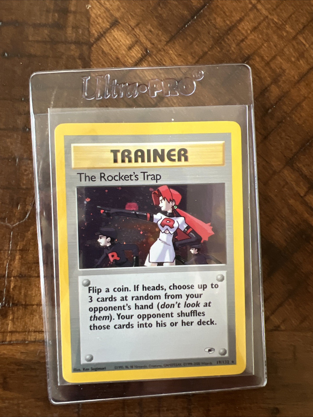 Pokémon 2000 The Rockets Trap Rare Holo Card #19