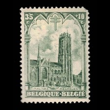 Belgium, Scott B80, St Rombaut, 1928, MH, 114534