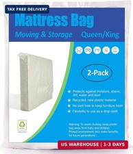 Mattress Bag for Moving and Storage, Queen and King Size, 2 Pack