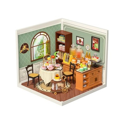 HRP Robotime Sweet Sips Tea Diy Plastic Miniature House