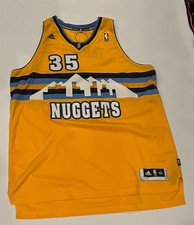 Adidas Authentic XXL Kenneth Faried Denver Nuggets Yellow Jersey NBA