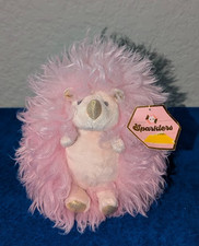 NWT - FAO Schwarz "Sparklers" Hedge Hog New With Tags Pink Fluffy Hair 6"
