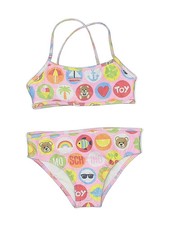 Moschino Girls Pink Two Piece Swimsuit 5